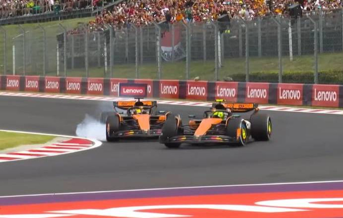 Боротьба Оскара Піастрі та Ландо Норріса на Гран-прі Угорщини