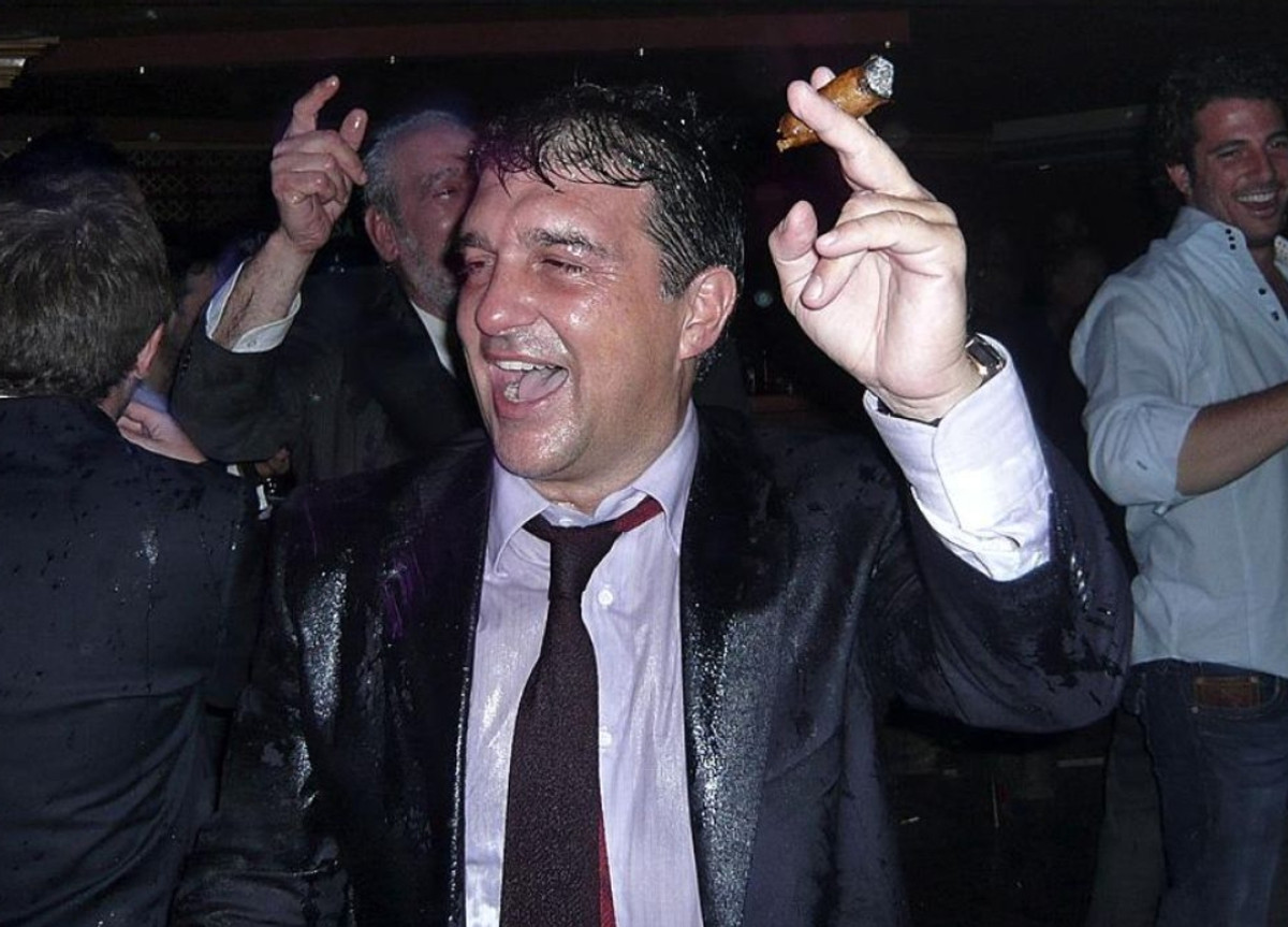 Лапорта святкує перемогу в Класіко, marca.com