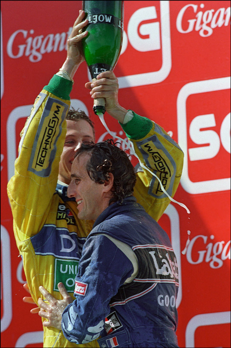 Два великих гонщика: Михаэль Шумахер и Ален Прост