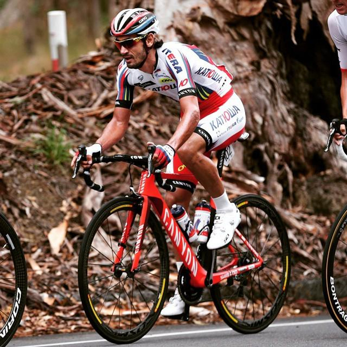 Джампаоло Карузо с 2010 по 2015 годы выступал за российскую команду Катюша