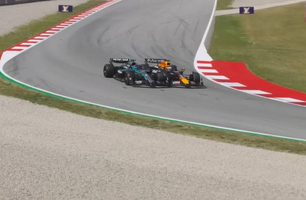 Зіткнення Макса Ферстаппена і Джорджа Рассела на Гран-прі Іспанії 2025 року