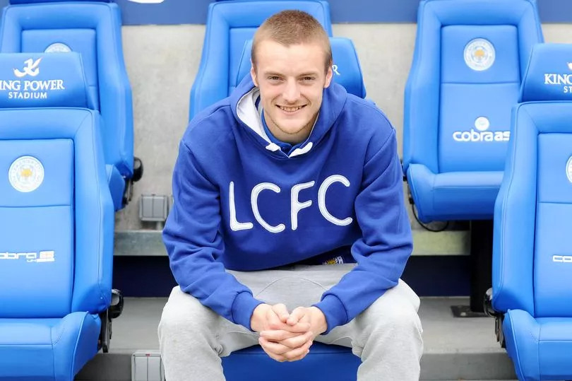 Jamie Vardi after moving to Leicester