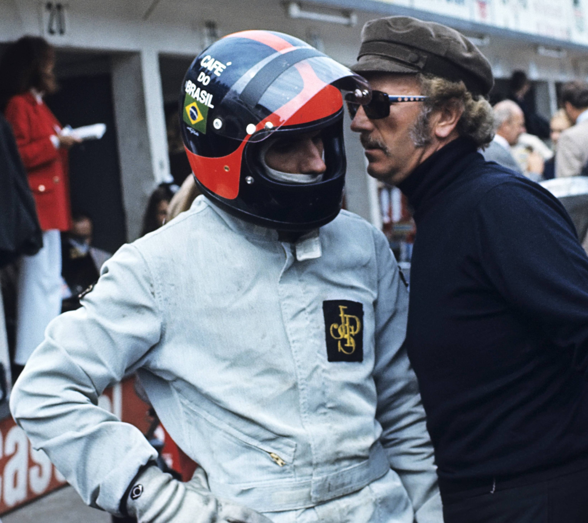 Эмерсон Фиттипальди и Колин Чемпен в 1970 году