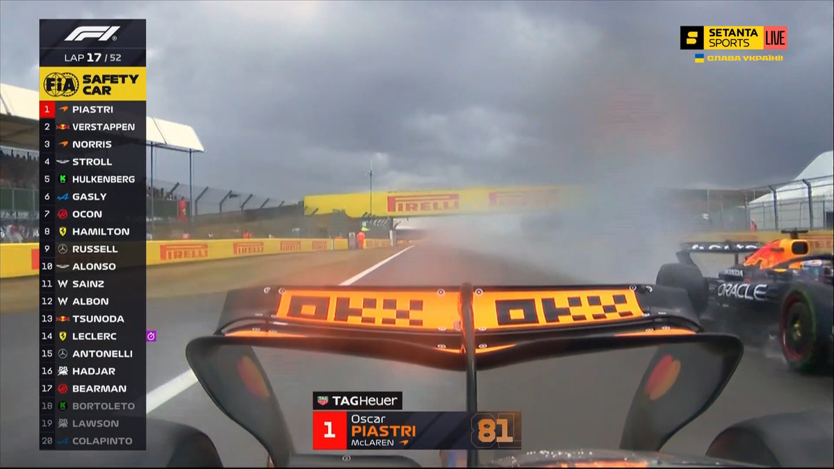 Перший випадок різкого гальмування Піастрі