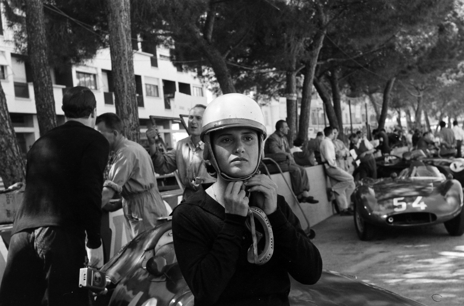 Марія Тереза де Філіппіс під час етапу в Монако (1958 рік)