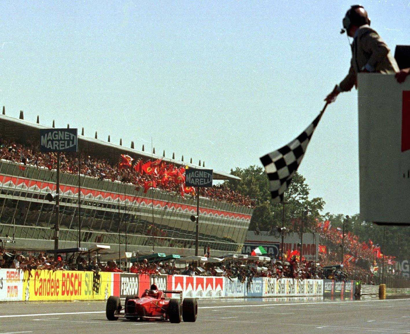Міхаель Шумахер перемагає на Гран-прі Італії 1996 року