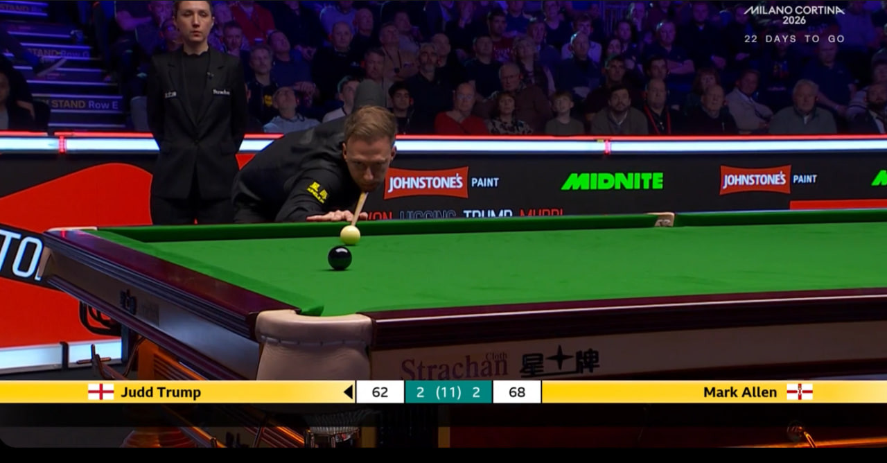 Джадд зачистил стол, оформив идеальный выход на решающий черный. Забил.