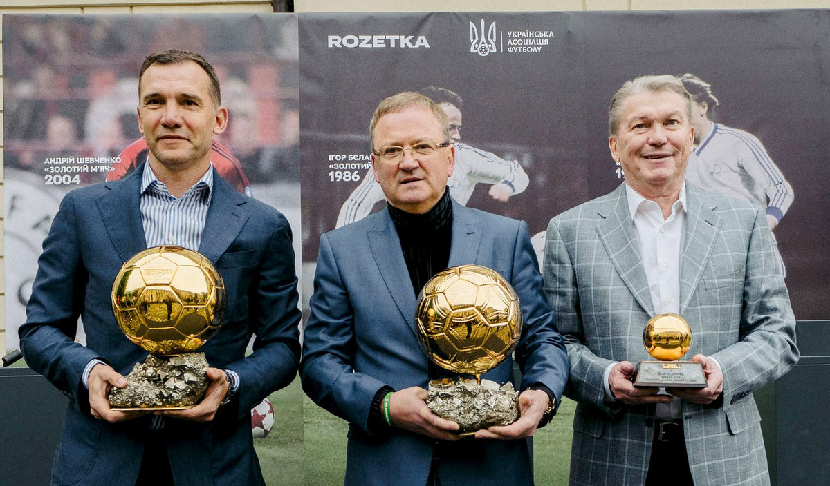 50 років по тому. Українські володарі Золотих м'ячів Андрій ШЕВЧЕНКО, Ігор БЄЛАНОВ і Олег БЛОХІН