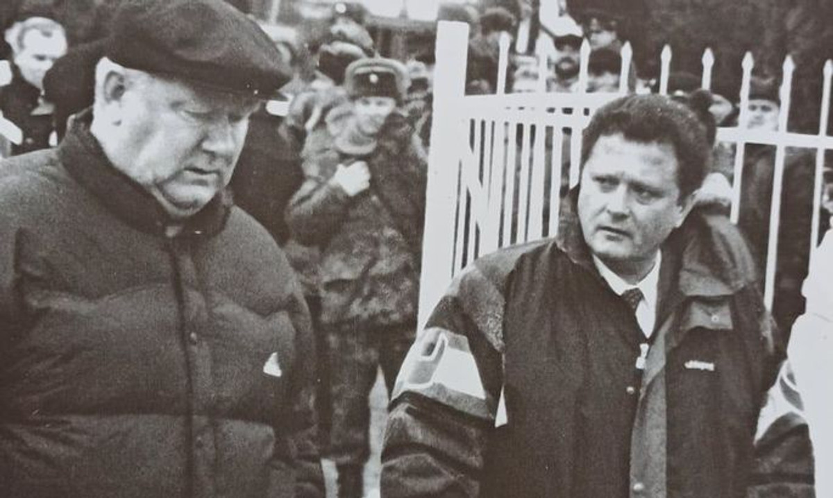 Мирон Маркевич і Валерій Лобановський