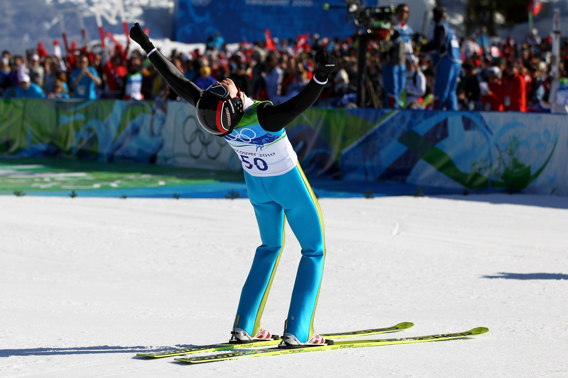 Сімон Амман після завоювання 4-ї золотої олімпійської медалі