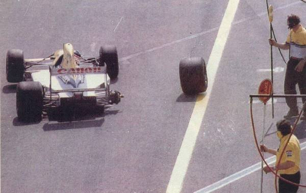 Проблеми Найджела Менселла на піт-стопі під час Гран-прі Португалії 1991 року