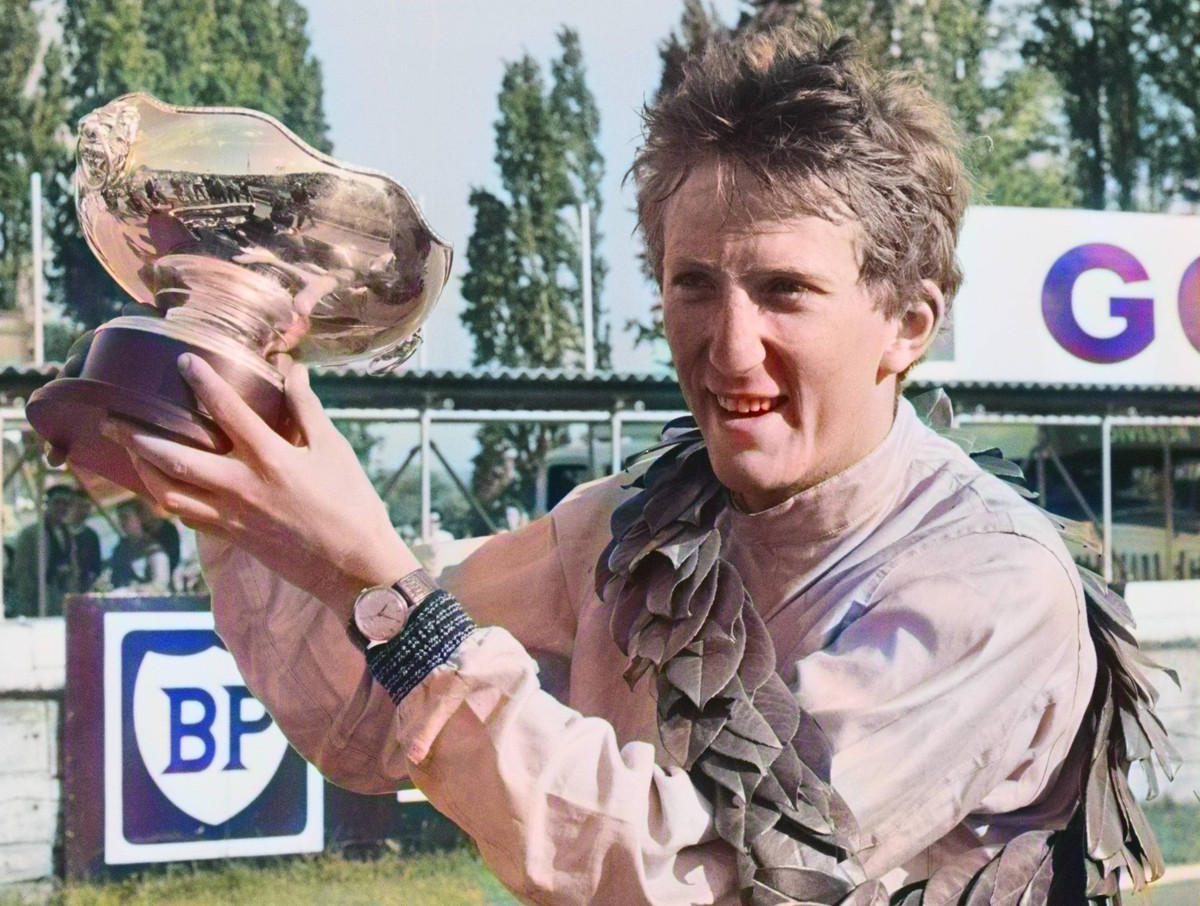 Йохен Ріндт після того як виграв перегони у Формулі-2