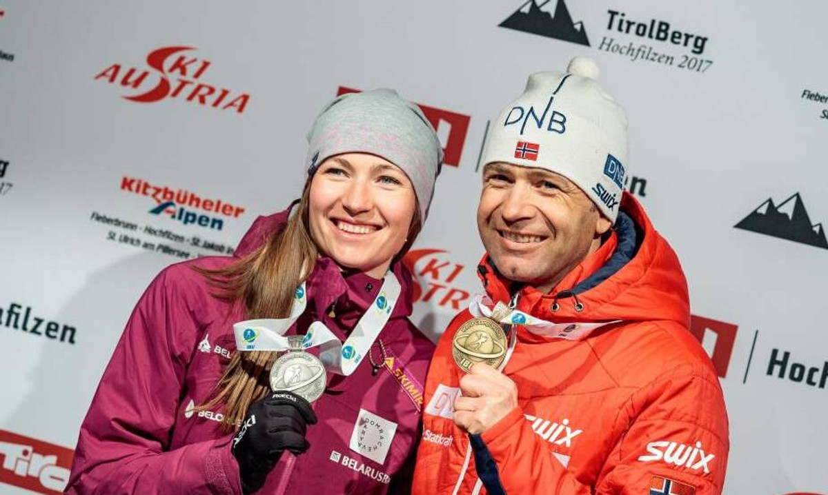 Дар'я Домрачева та Оле-Ейнар Бйорндален