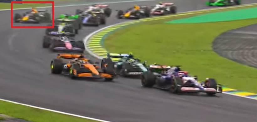 Макс Фестаппен на первом круге Гран-при Бразилии 2024