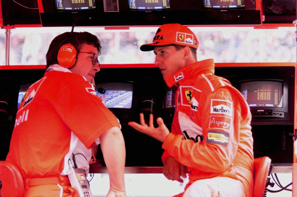 Росс Браун і Міхаель Шумахер