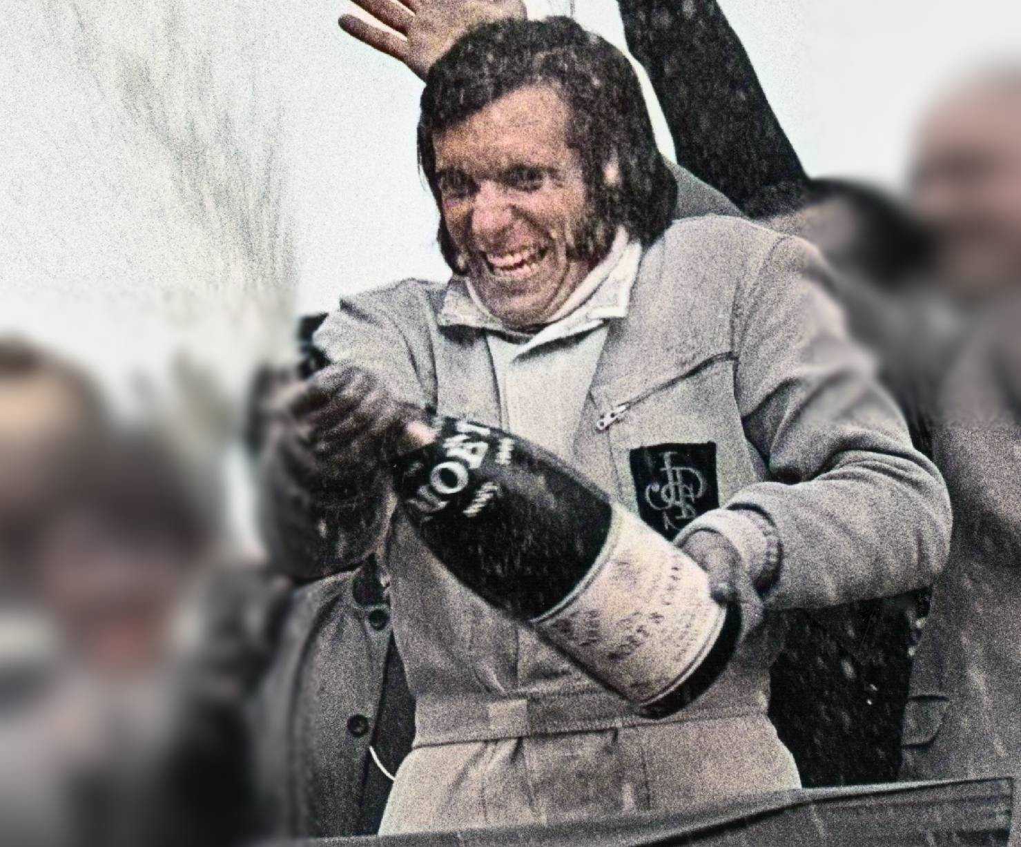 Эмерсон Фиттипальди после победы на Гран-при Италии 1972