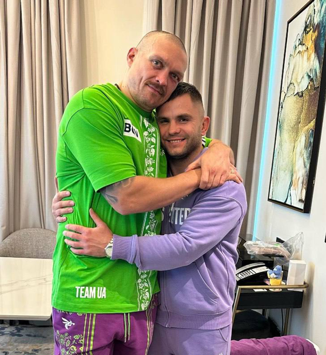 Олександр Усик та Дмитро Митрофанов