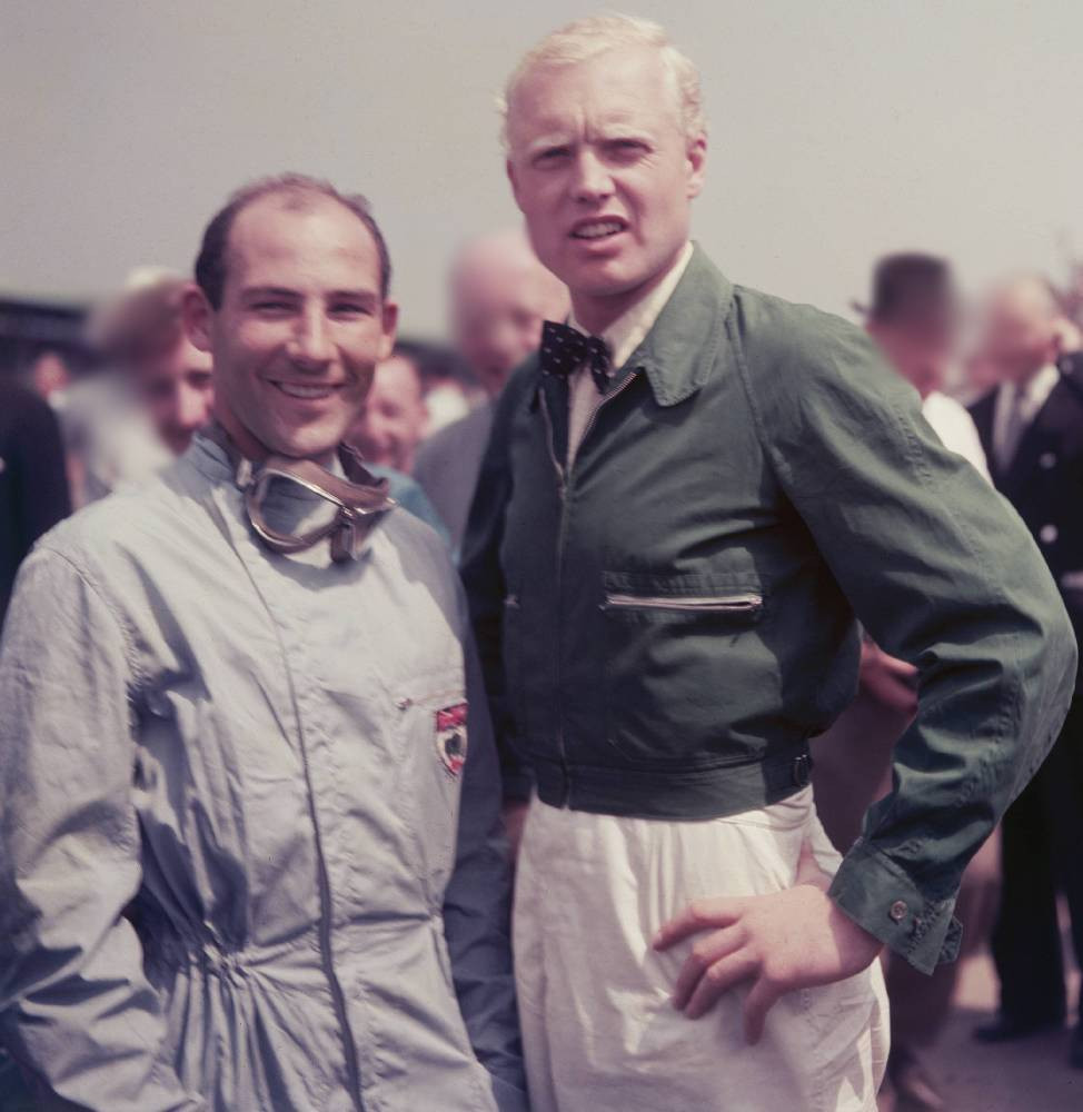 Стірлінг Мосс і Майк Хоторн у 1958 році