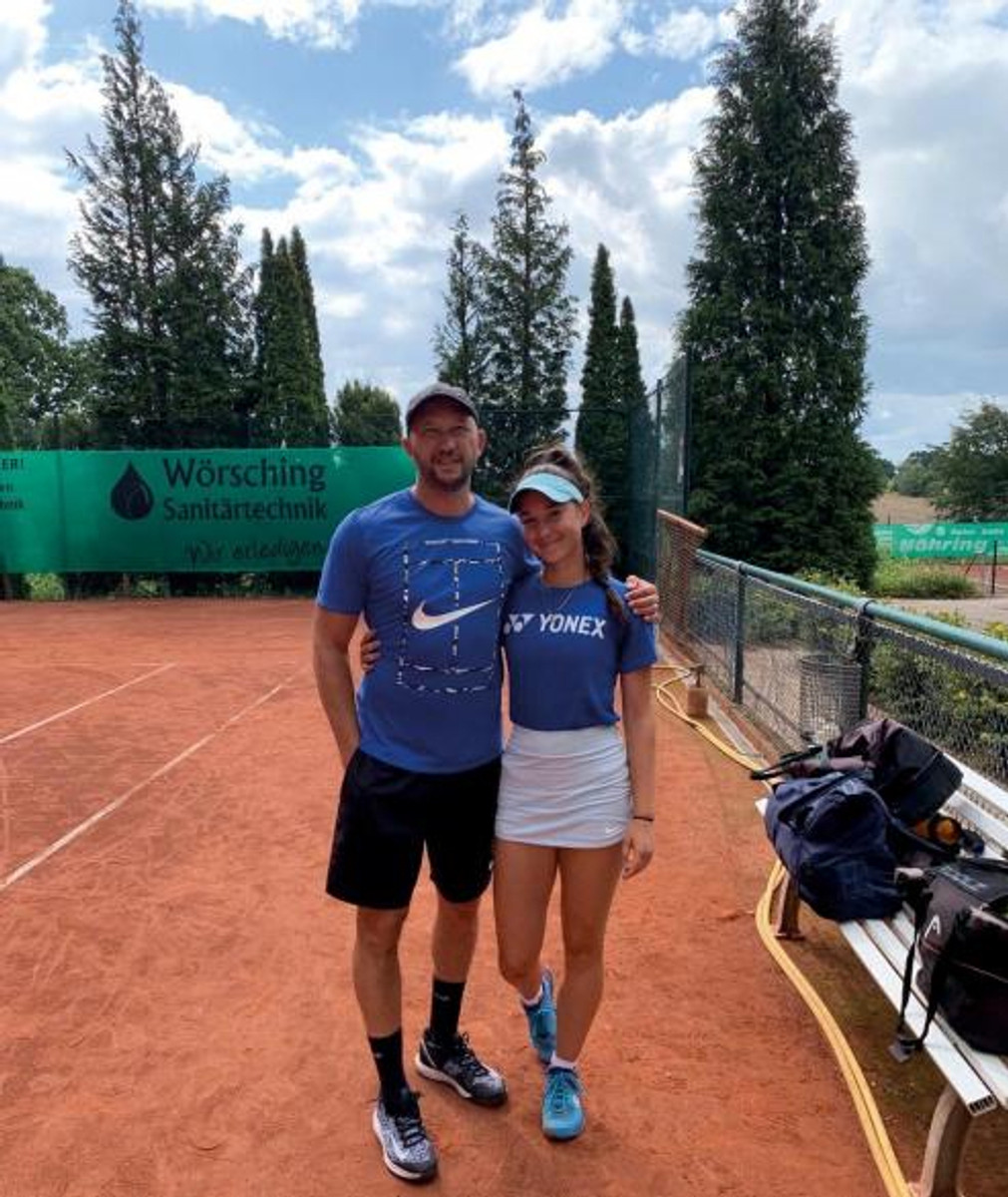 Єва Лис із батьком