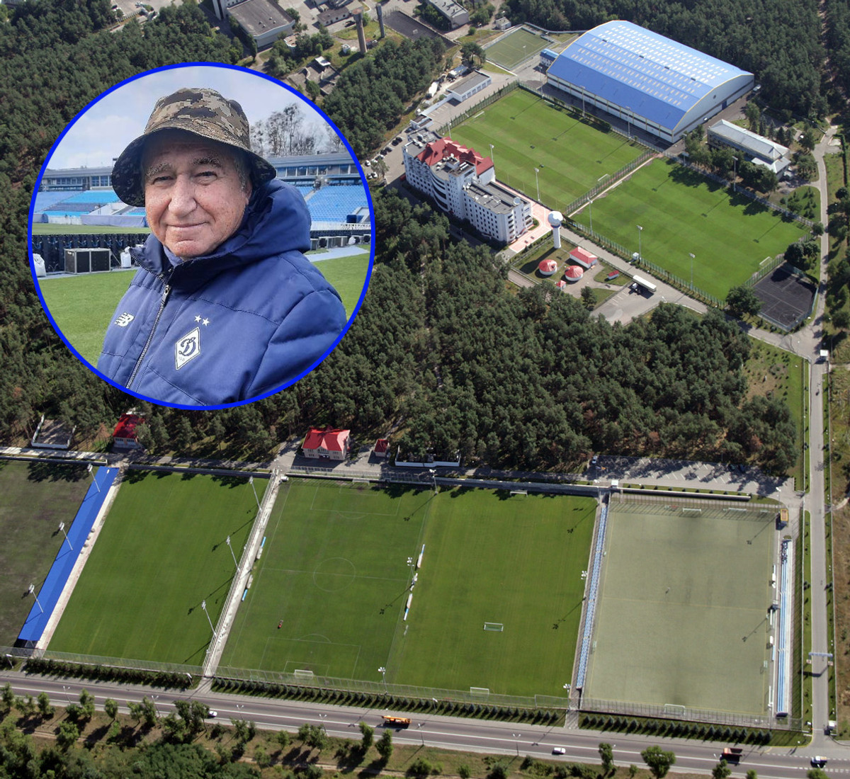 Тренувальна база Динамо в Конча-Заспі. Комплекс тутешніх футбольних полів – також під постійним доглядом Анатолія КОЛОШІ