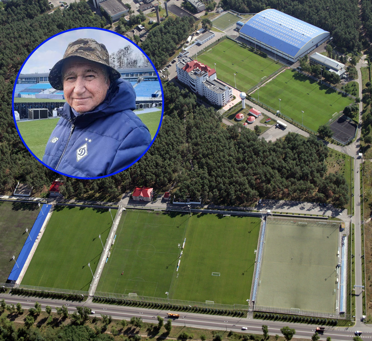 Тренувальна база Динамо в Конча-Заспі. Комплекс тутешніх футбольних полів – також під постійним доглядом Анатолія КОЛОШІ