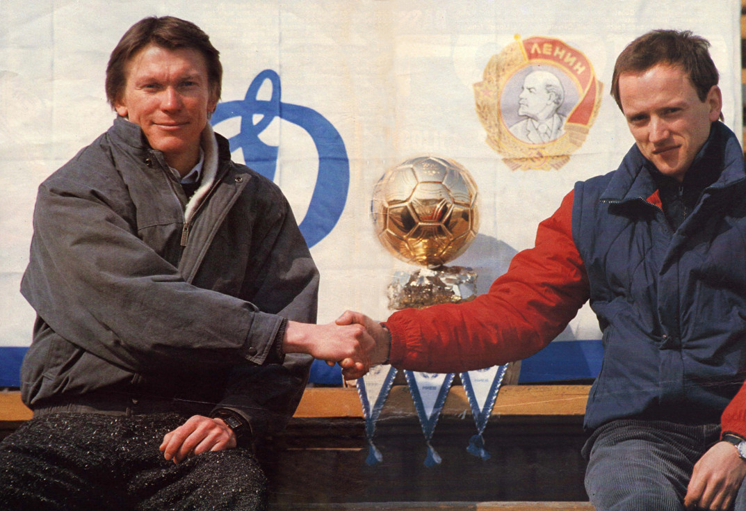 Олег Блохін (зліва), Ігор Бєланов (праворуч)