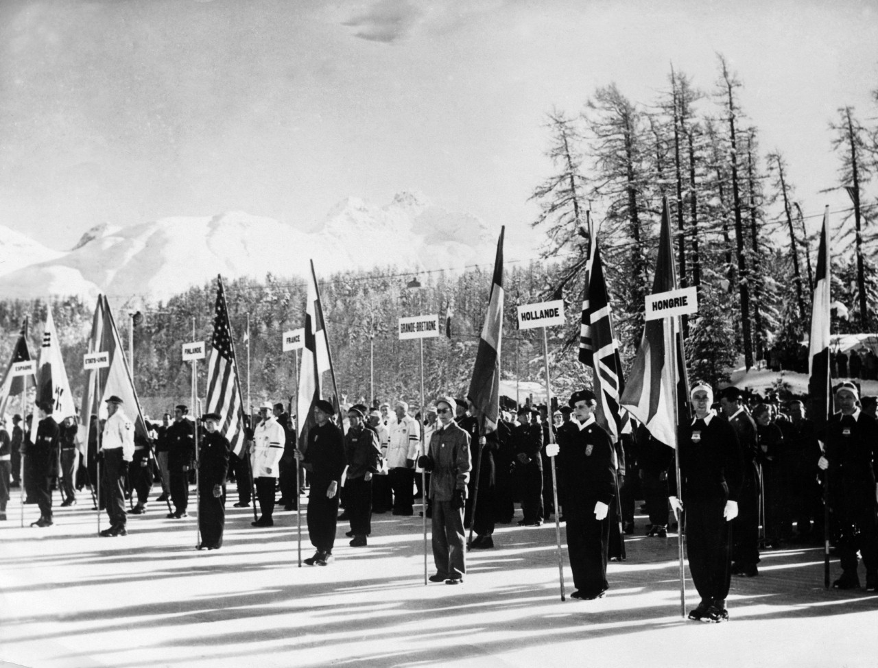 Церемонія відкриття Олімпійських ігор-1948 у Швейцарії