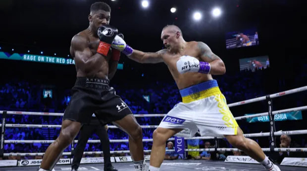 Alexander Usik against Anthony Joshua