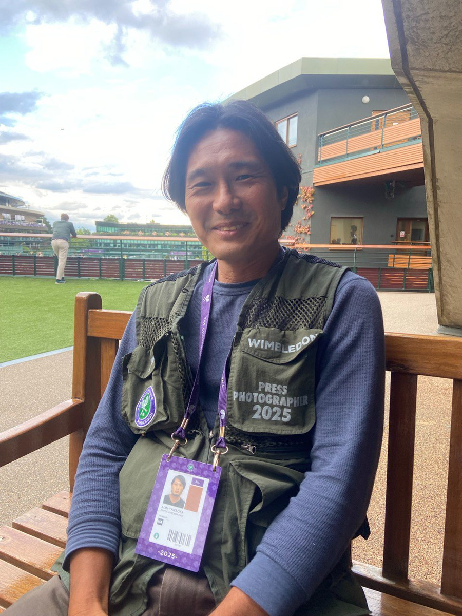 Арата Ямаока на Вімблдоні