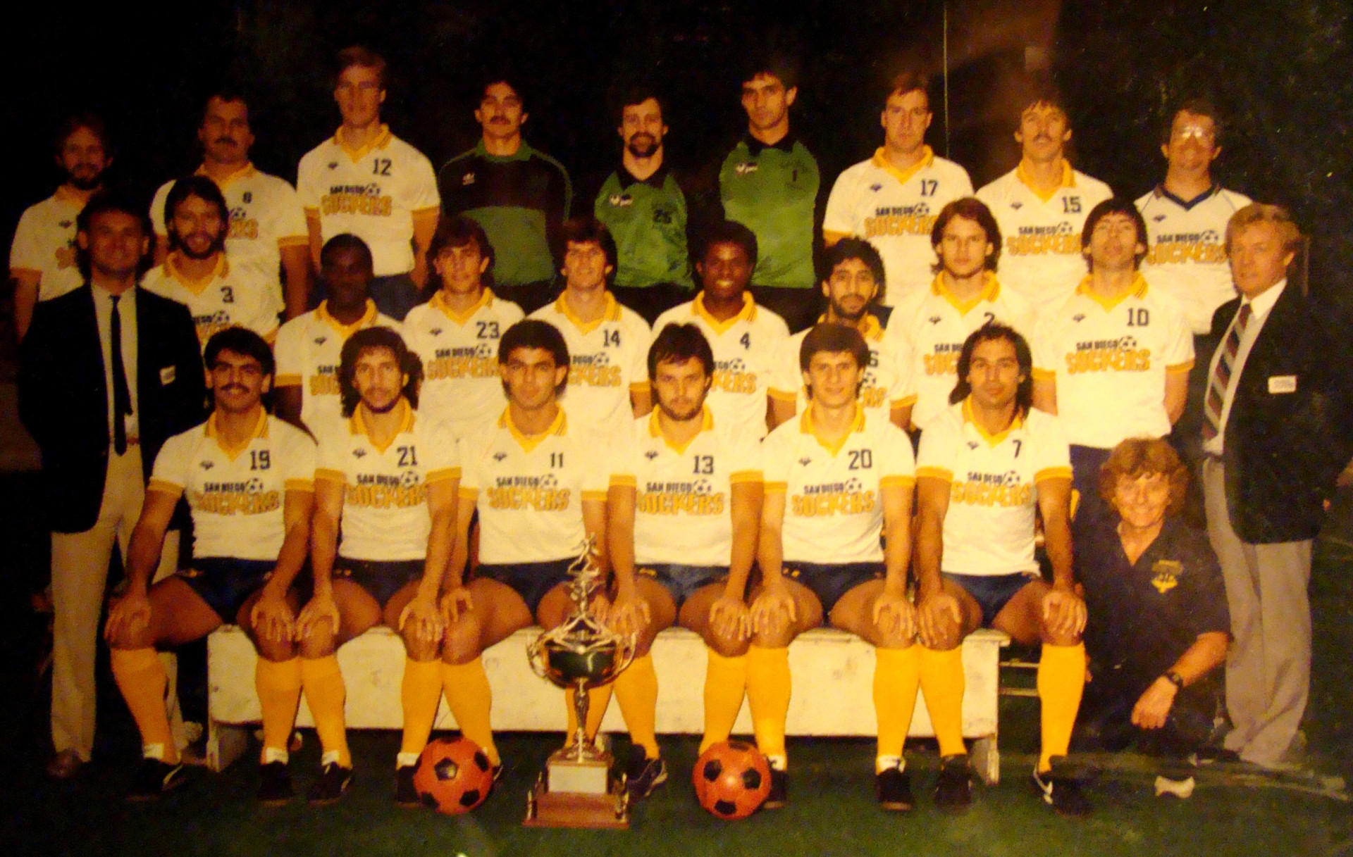 Сан-Дієго Сокерз, чемпіон Америки з індор-соккеру 1985 року, суперник київського Динамо