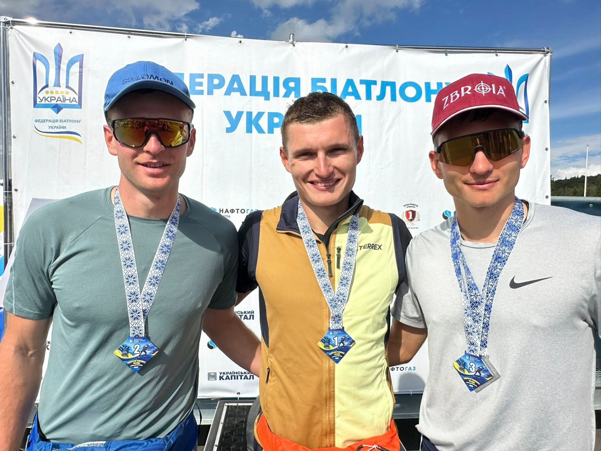 Anton Dudchenko, Vitaliy Mandzin and Stepan Kinash