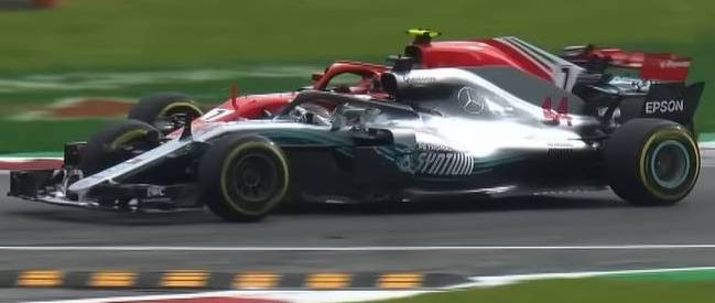 Льюїс Гамільтон і Кімі Райкконен на Гран-прі Італії 2018