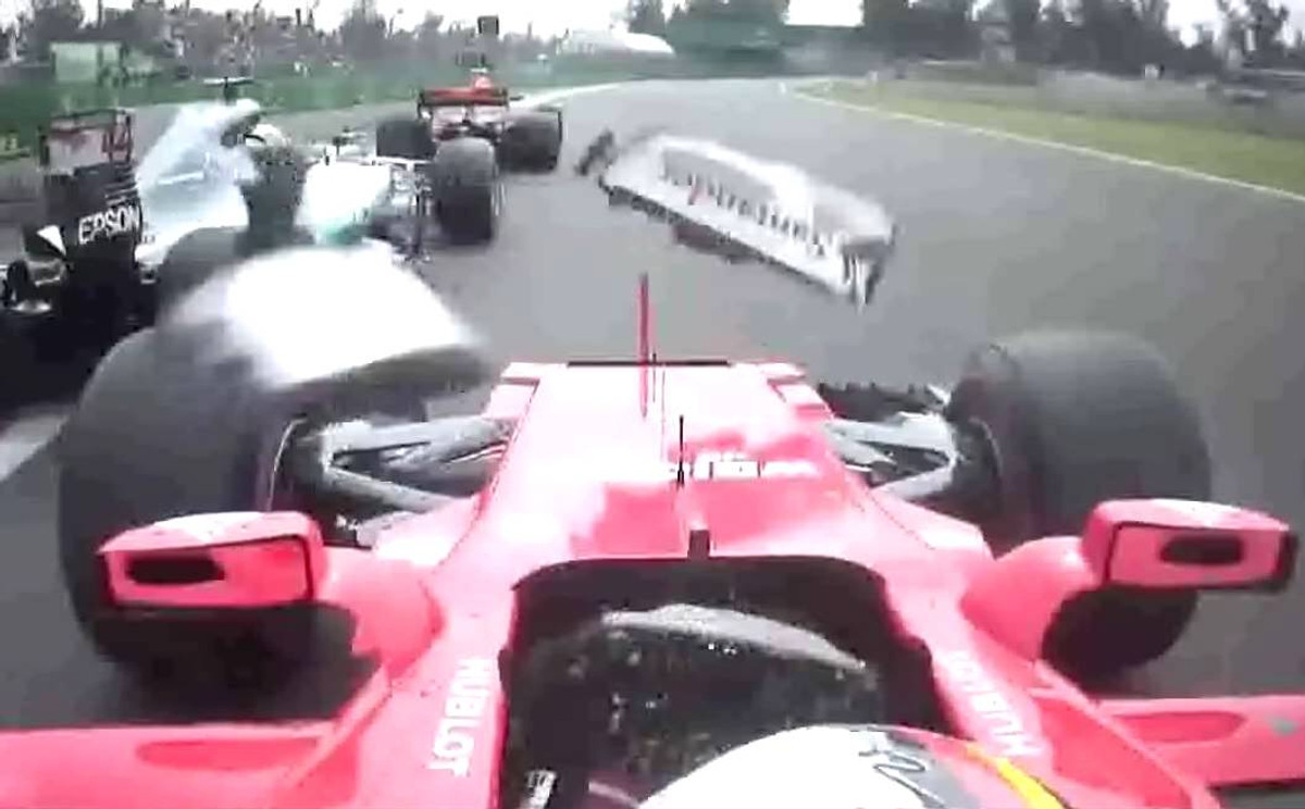 Зіткнення Себастьяна Феттеля і Льюїса Гамільтона на Гран-прі Мексики 2017