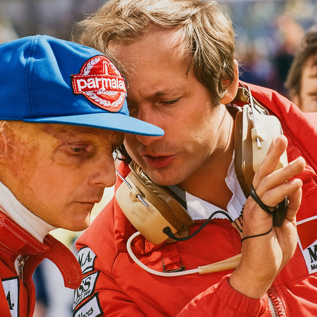 Ники Лауда и Рон Деннис