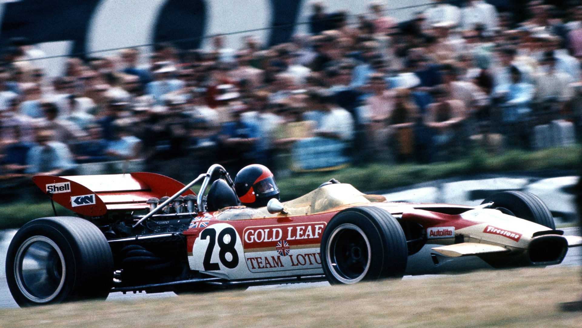 Эмерсон Фиттипальди на Гран-при Великобритании 1970