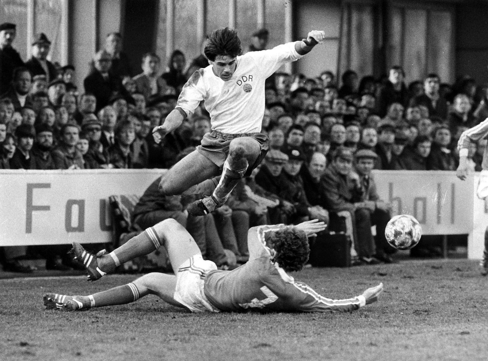 Ульф Кірстен у складі збірної НДР проти Чехії, 1983 рік