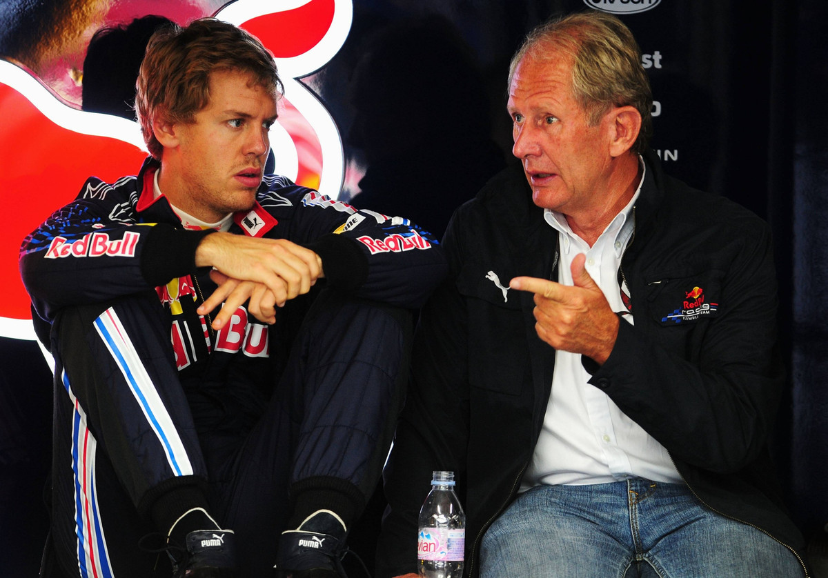 Себастьян Феттель і Хельмут Марко у 2009 році