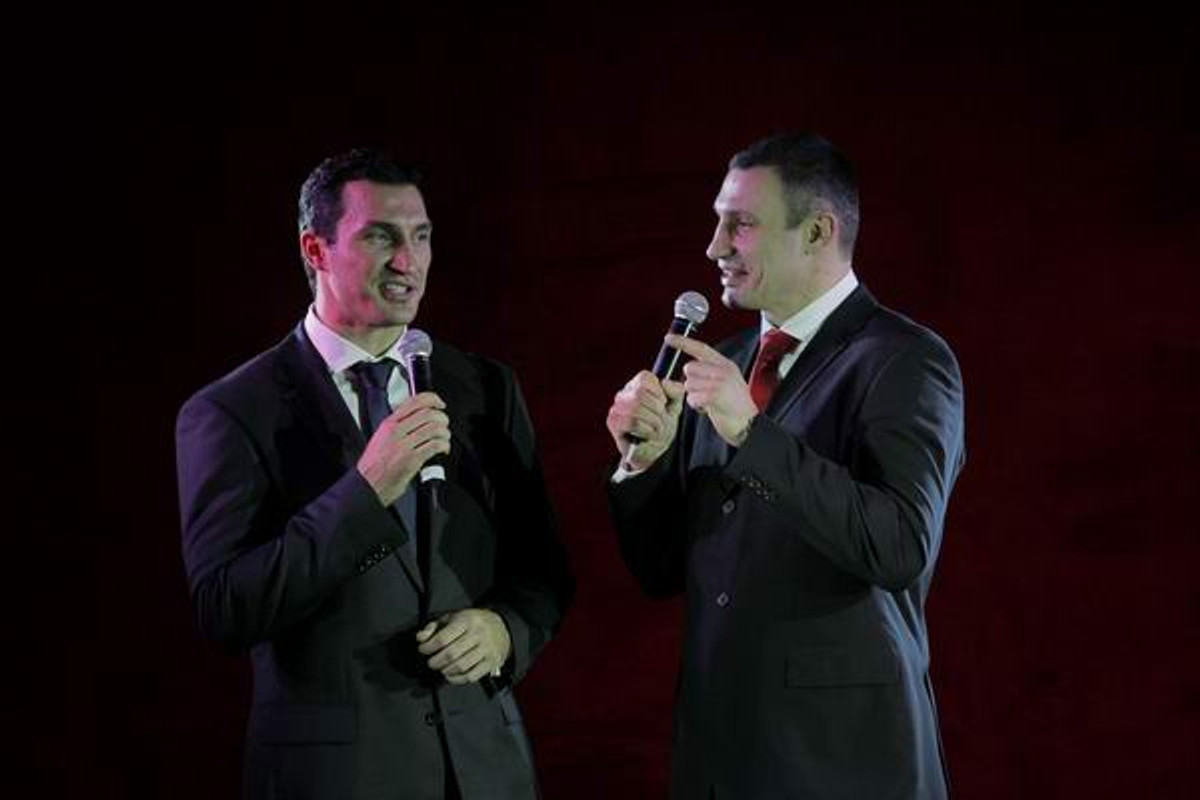 Володимир (зліва) та Віталій Клички