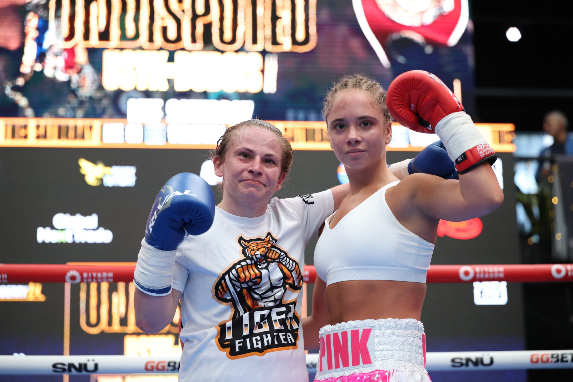Judith Hatchbold and Kira Makonenko (right)