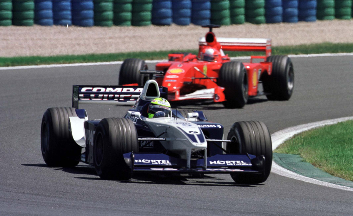 Ральф и Михаэль Шумахеры на Гран-при Франции 2001