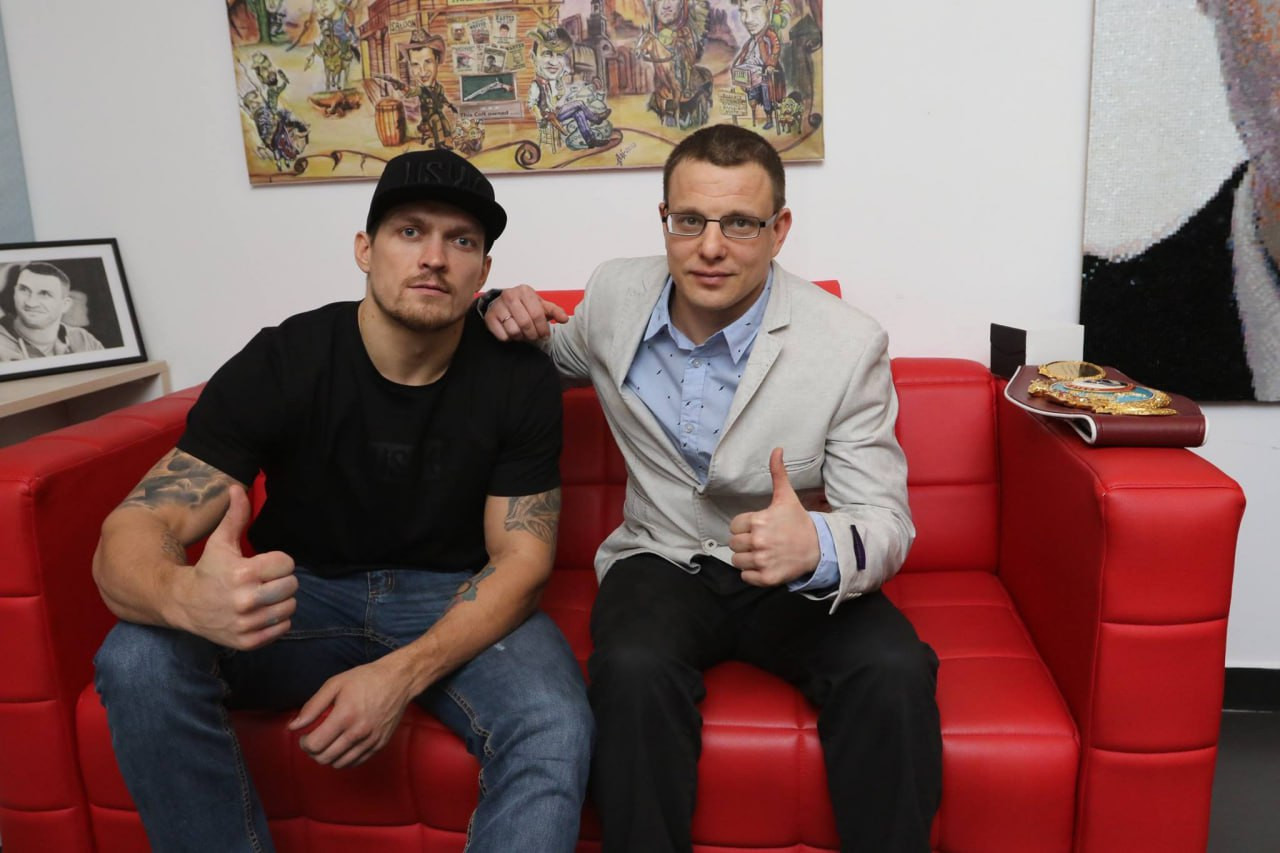 Максим Розенко (праворуч) з Олександром Усиком