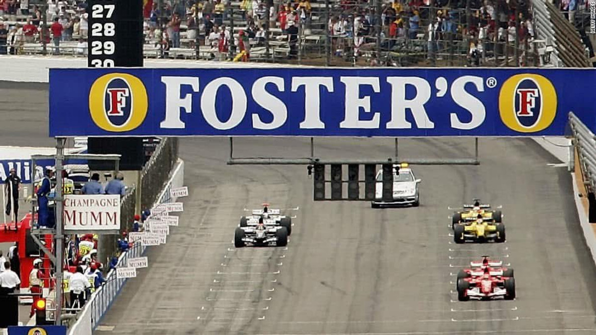 Стартовая решетка Гран-при США 2005