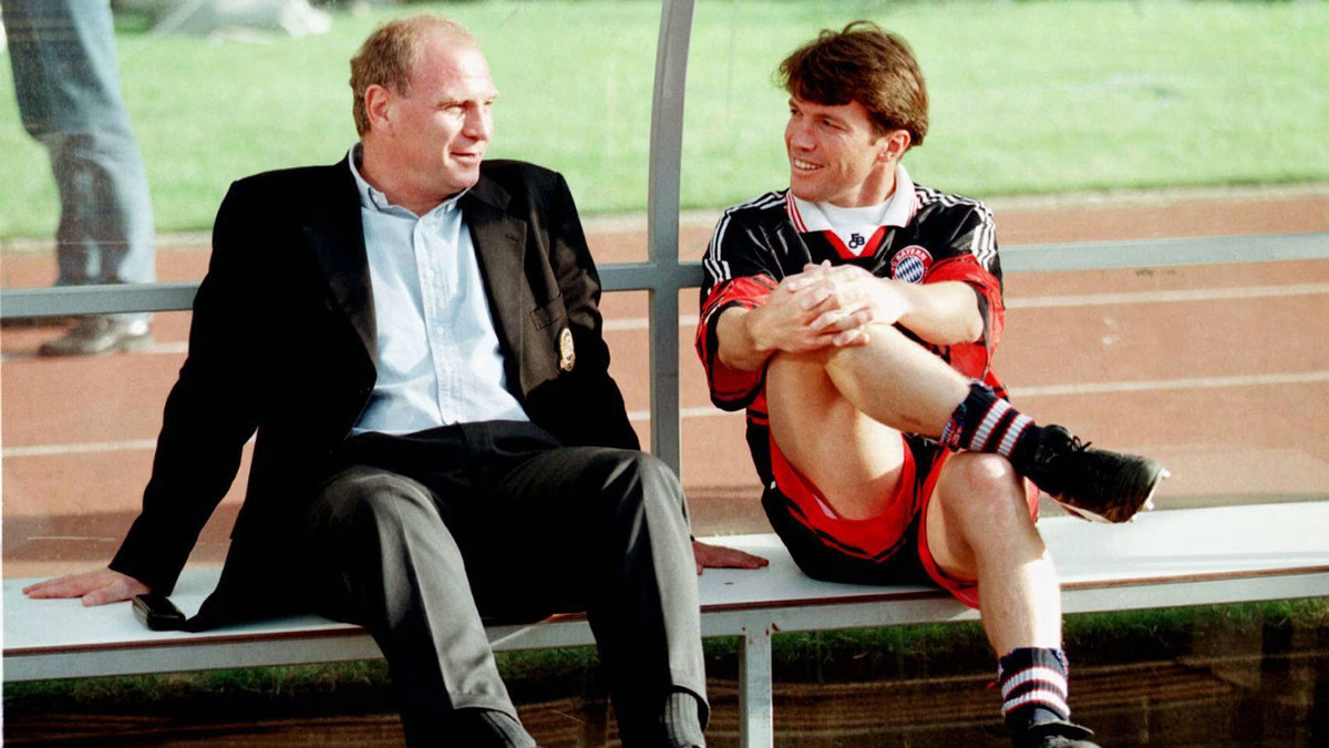 Улі Генесс і Лотар Маттеус. Фото - fcbayern.com