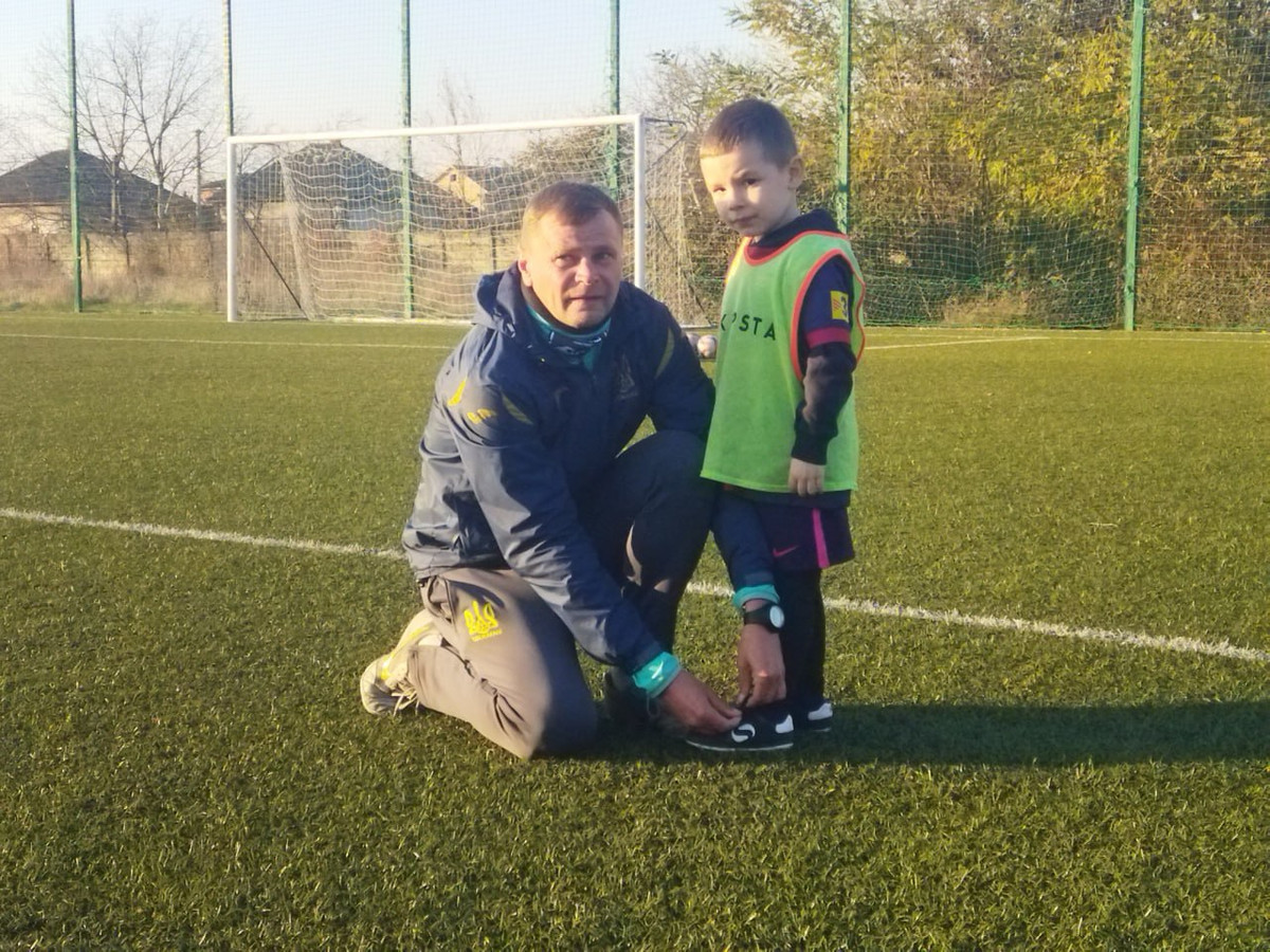 Пуканыч с 5-летним футболистом