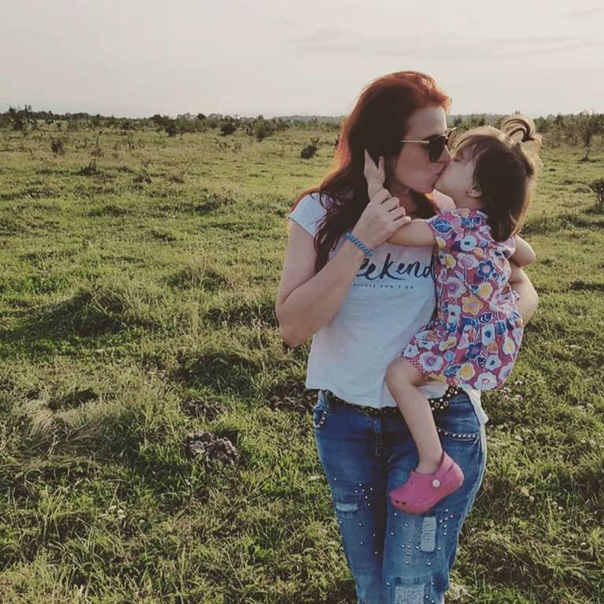 Богдана Мацьоцька зі старшою донькою Вікторією, 2018 рік