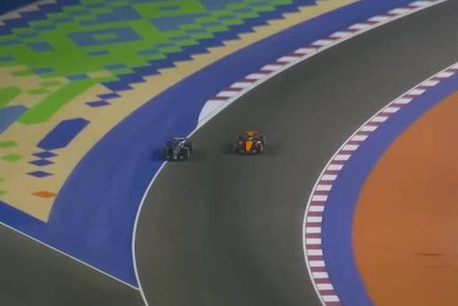 Адреа Кімі Антонеллі помиляється і пропускає Ландо Норріса