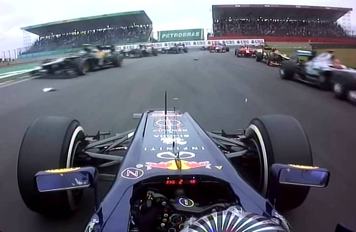 Себастьяна Феттеля розвернуло на першому колі Гран-прі Бразилії 2012