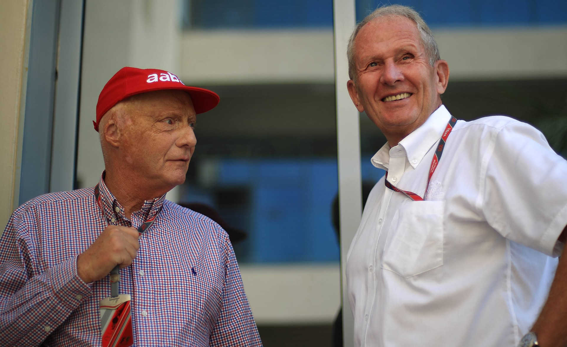 Нікі Лауда та Хельмут Марко у 2013 році