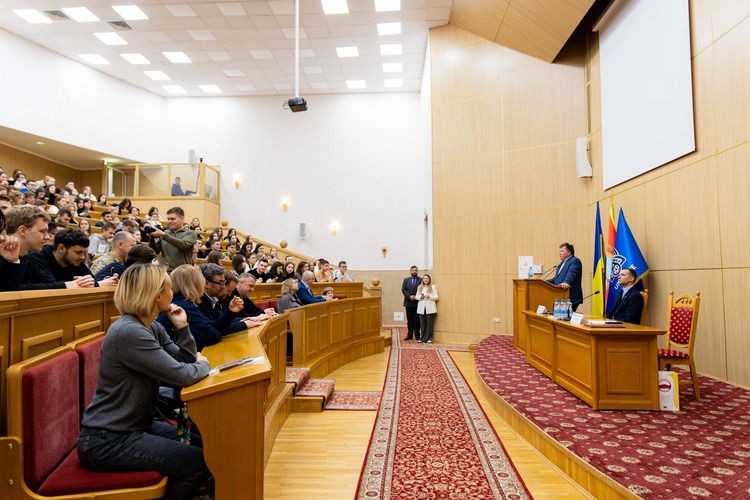 Зустріч Андрія Шевченка зі студентами КНУ імені Т.Г. Шевченка