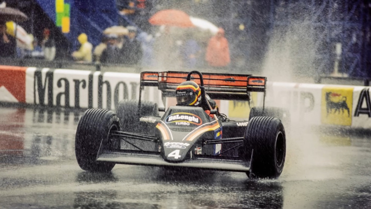 Штефан Беллоф за кермом Тіррелла, Монако-1984